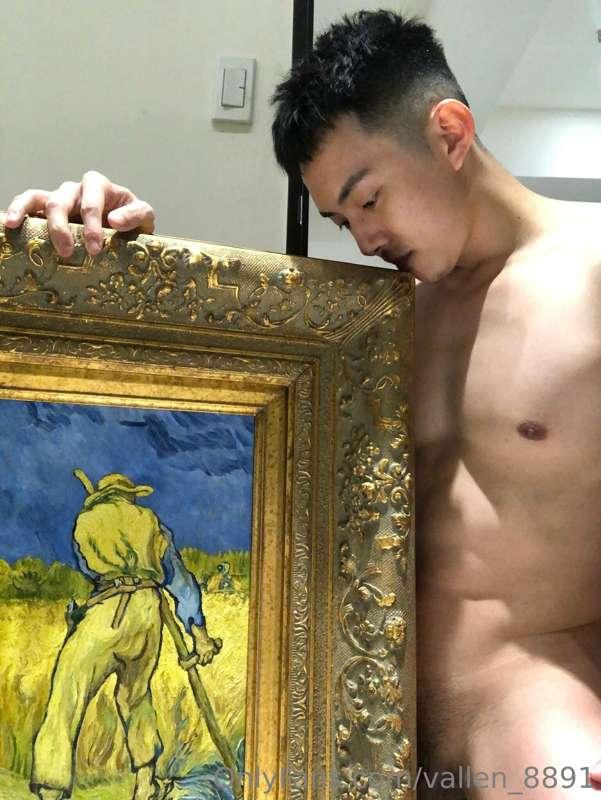 My friend shared his precious 
Van Gogh Authentic Painting 🖼..