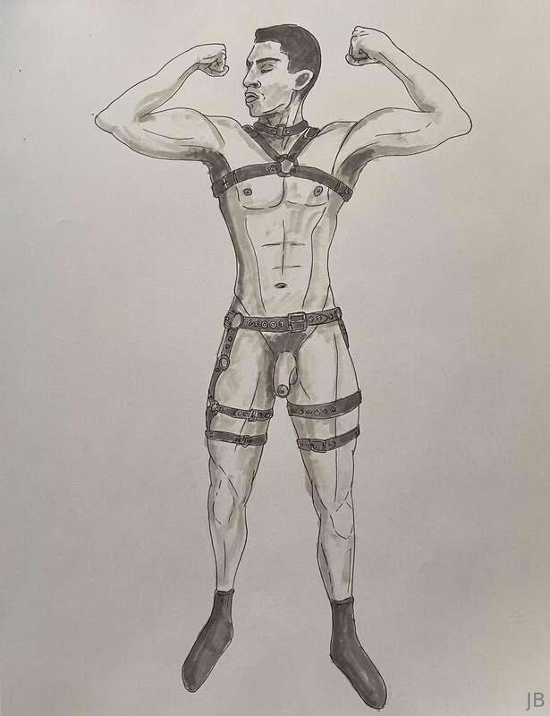 una preciosura este dibujo que me regalaron 🥵😍❤️a poco no es..