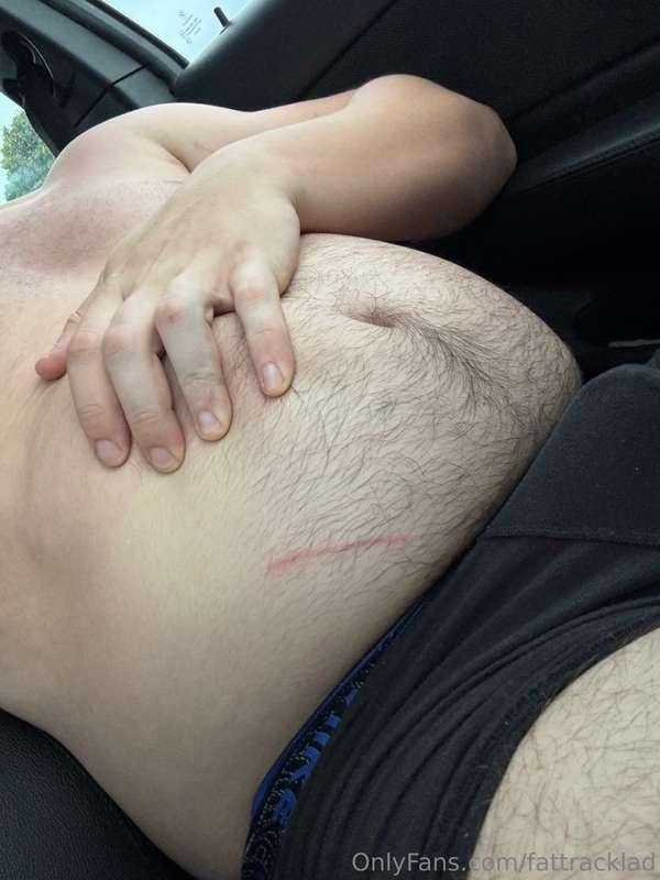 Post gym belly 