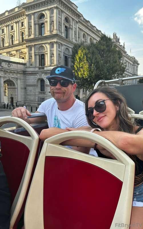 Double decker bus ride through London!
