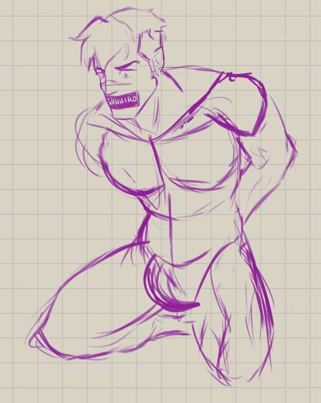 Shiro progress (behind the scenes sketch)