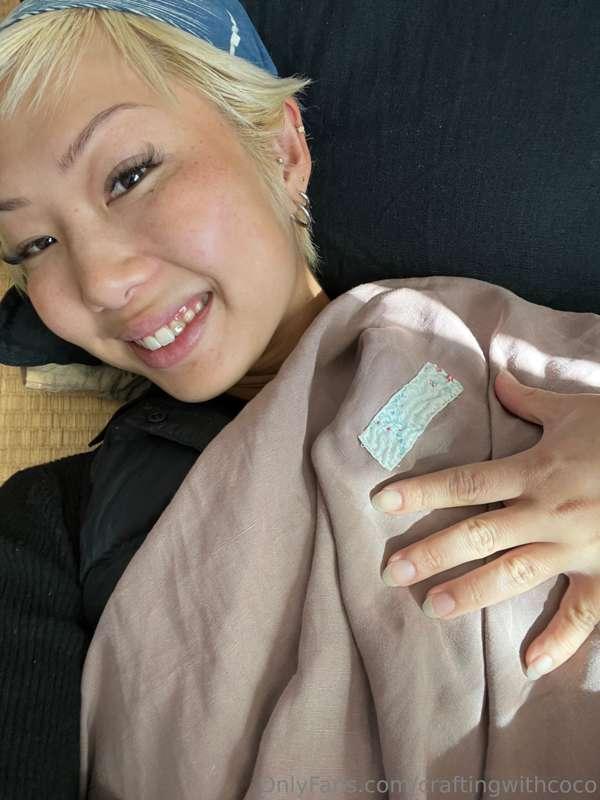 Mending….In an effort to reduce waste and to extend life ont..