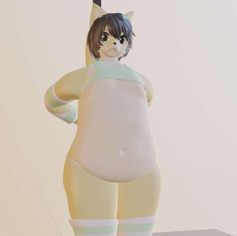 3D Animation Weight Gain idea