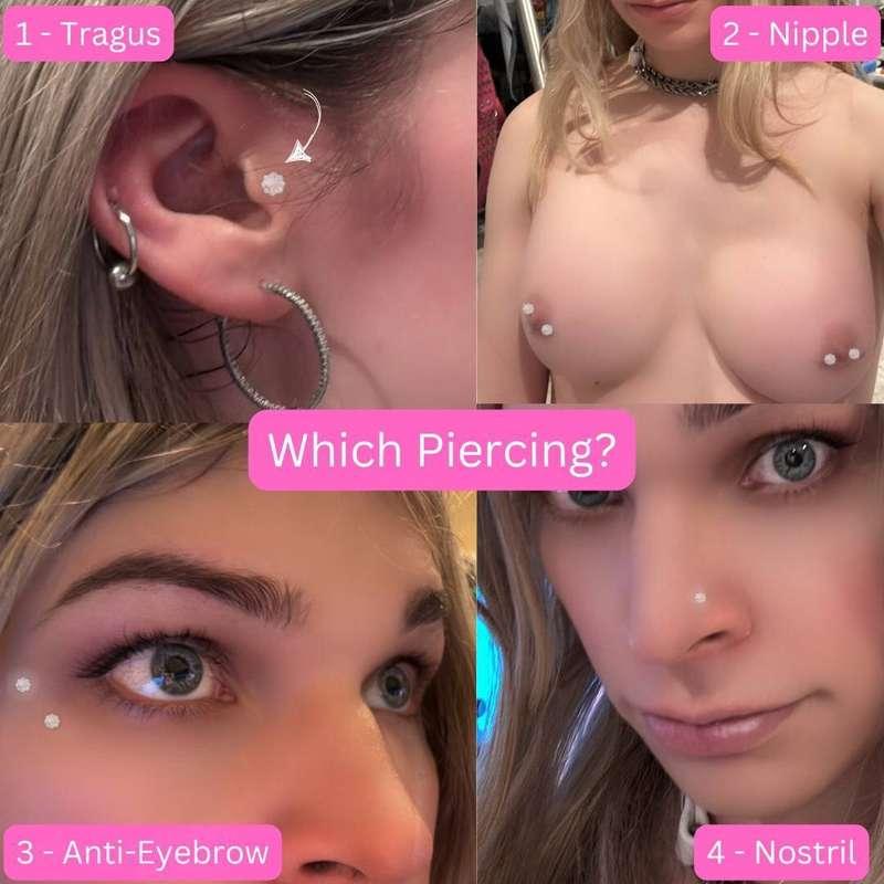 Here's the awaited piercing goal for the january slut-a-thon..