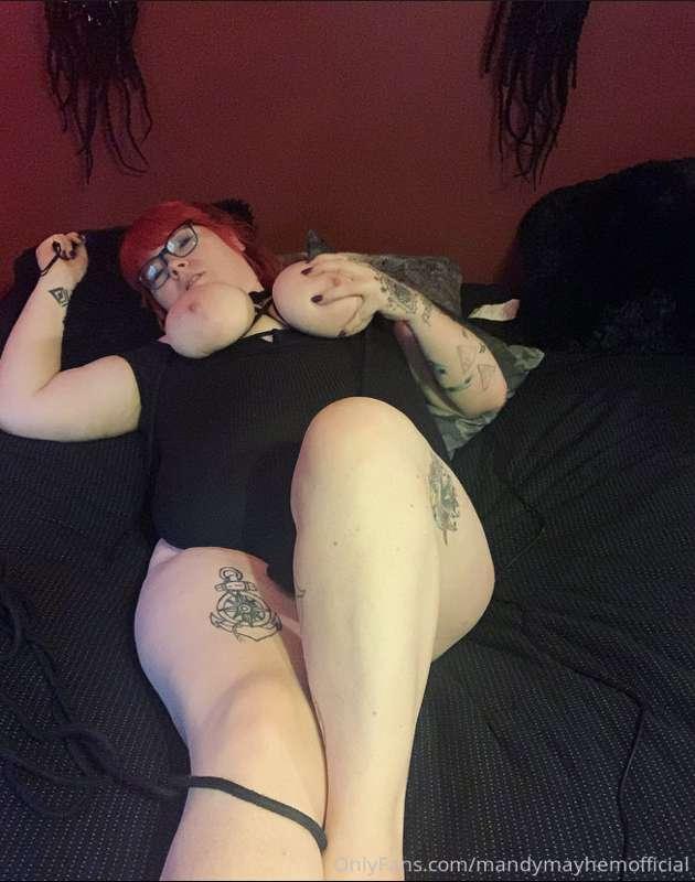 My nipples get so sensitive when my tits are tied up. 🥴