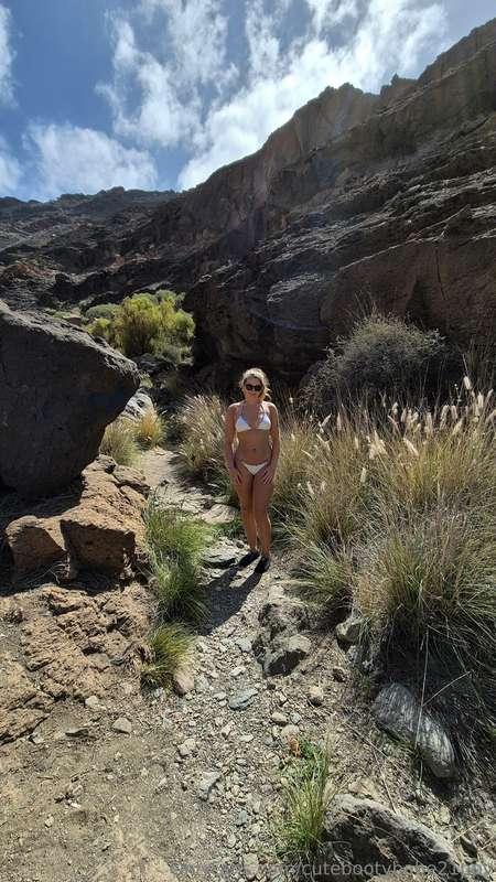 Stripping out of my white swimwear at the beach, ready for s..