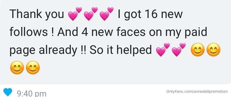 ## Promo feedback 💎 #### Send me a message if you’d like to ..
