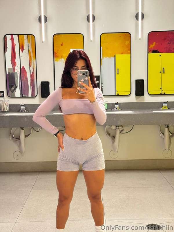 Looking cute is part of the workout too 😋