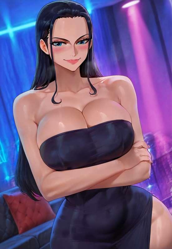 Nico Robin Black Dress BBC Set 