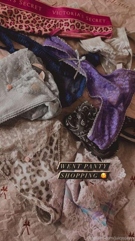 Went panty shopping! You know what that means?! I’ll be sell..