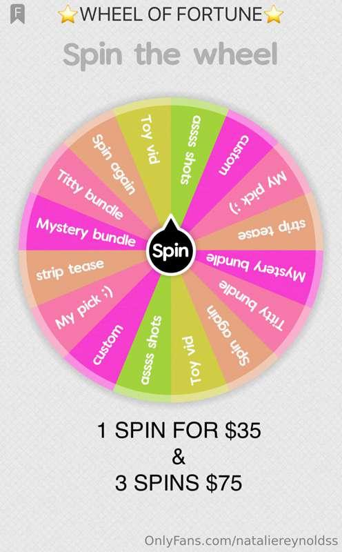 lets play a game daddy 😈 limited number of spins available s..