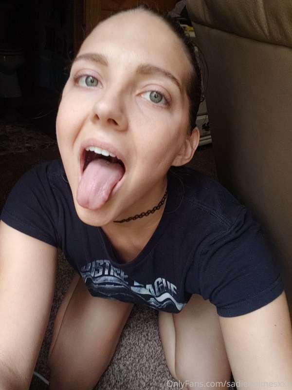 I want your cum! Also, I've gained weight & it went here