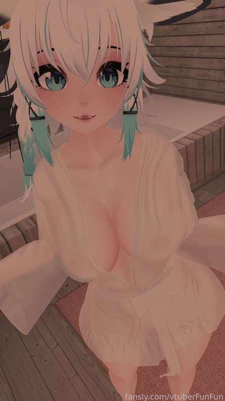 Hope you don't mind showing you this... 

#vtuber #kitsune #foxgirl #hentai #3d