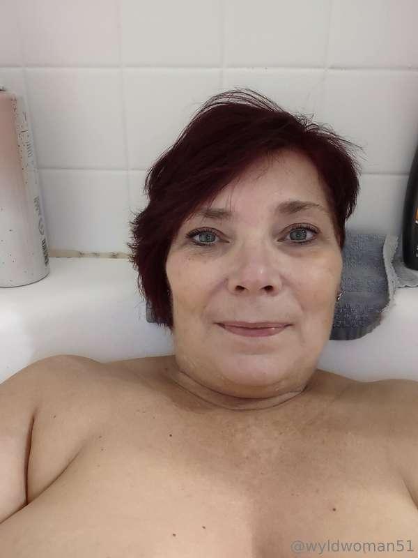 Just a late night soak. Don't worry, I can fit two people in..