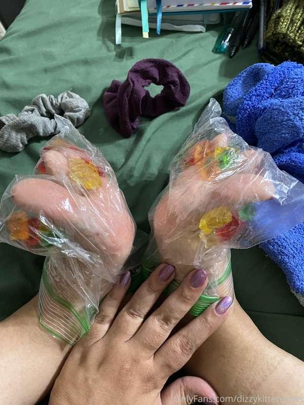 Made some feet treats as a special request. I totally love d..