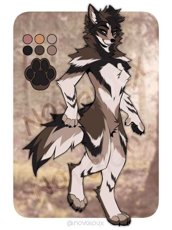Handsome dark wolf (Adopt Pre-claim!)