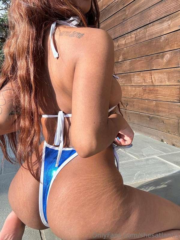 Just think of my stretch marks as a landing strip for your c..