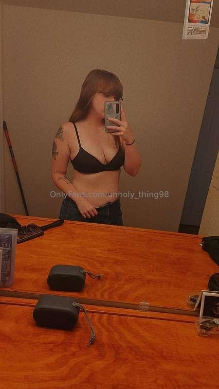 My tits were falling out of this bra all Day at work