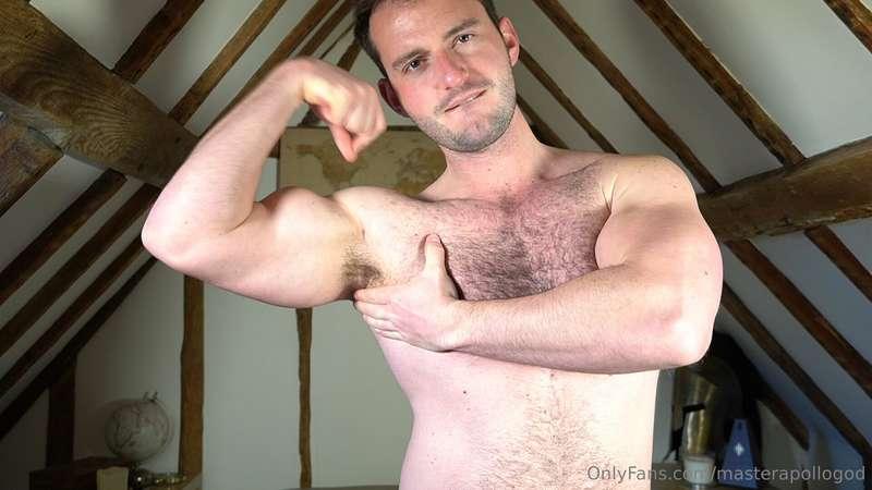 Would you rather worship my pits or biceps?