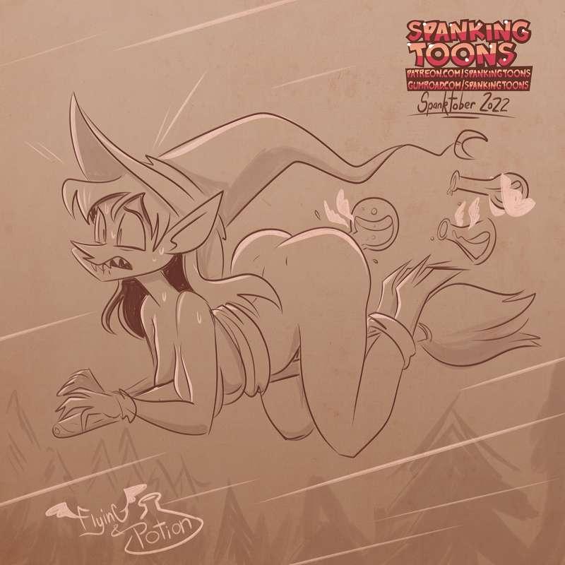Spanktober22 - 14. & 15. Flying & Potion