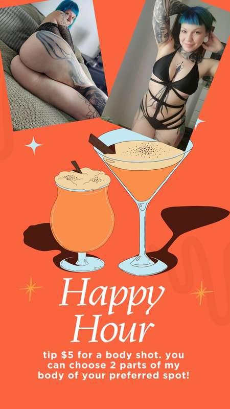 BODY SHOT FOR $5 😘👅 You can choose 2 spots on my body baby.🥵..