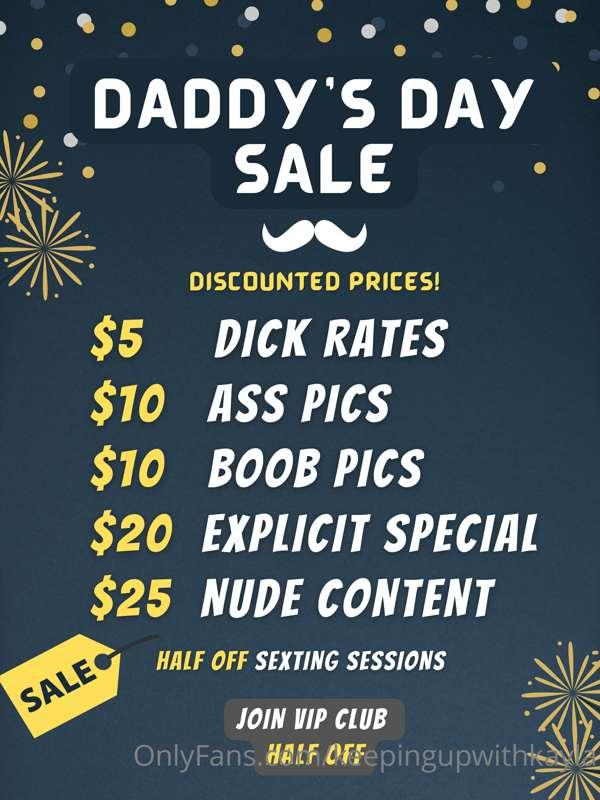 ***HAPPY DADDY'S DAY***😈
Just because I appreciate you, I'll..