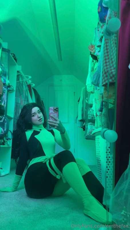 Shego from Kim Possible! 🖤💚 For some reason, she seems to ge..