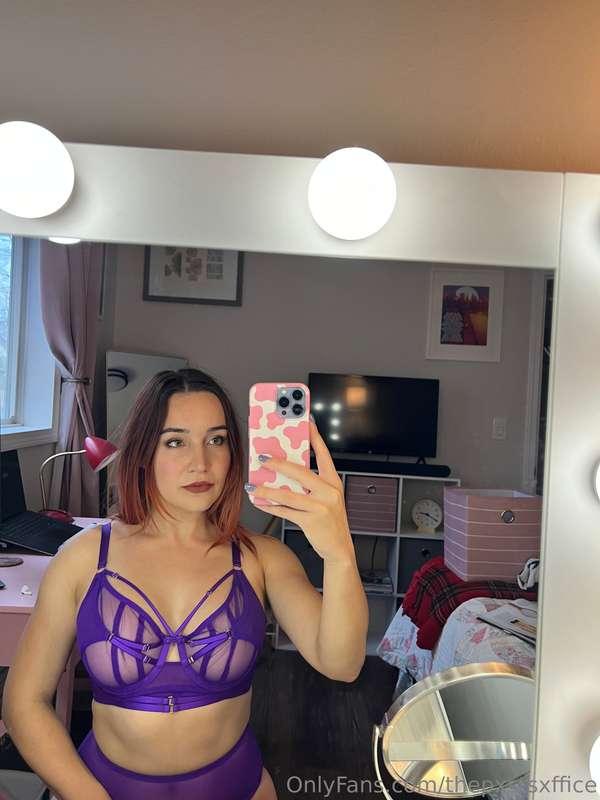 have you ever seen me in purple?/will be doing a lot of DM-a..