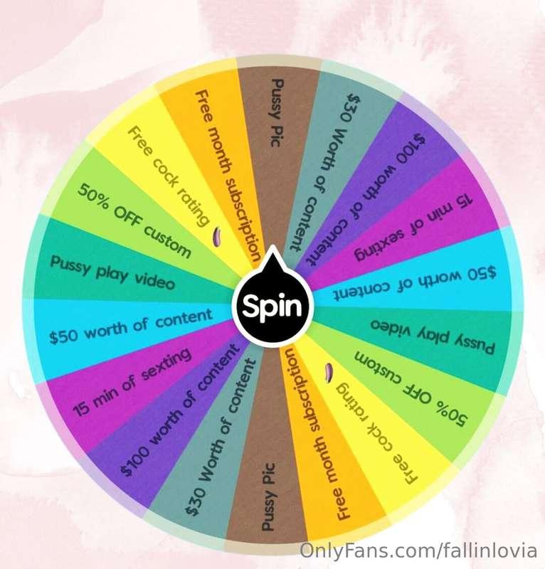 Next 24 hours Spin the Wheel 🛞Everybody is a winner! $15 for..