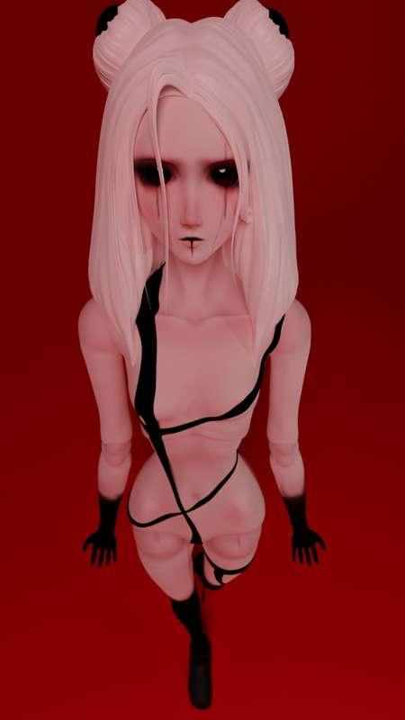 Went back to 3d today and realized that I want to finish this model I've been learning a lot and honing my skills on. So I quickly added "clothes" or rather some cloth HAHAHA and made a render.
I haven't even added eyelashes or finished her hair, but I want to keep going

The next model will be better, fixing mistakes is harder than getting it right from the start