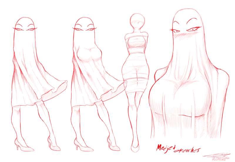 Concept Art - A Ghostly Enemy