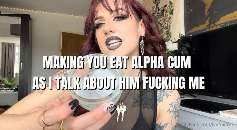 Eat up for me you little cuck! 😜💦