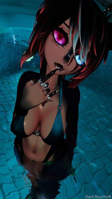 The last time you see the panther girl like this~ 👉👈