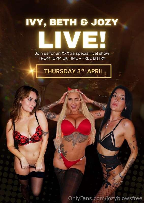 LIVE TONIGHT!!! 10PM GMT ON MY EXPLICIT PAGE @jozyblows MAKE..