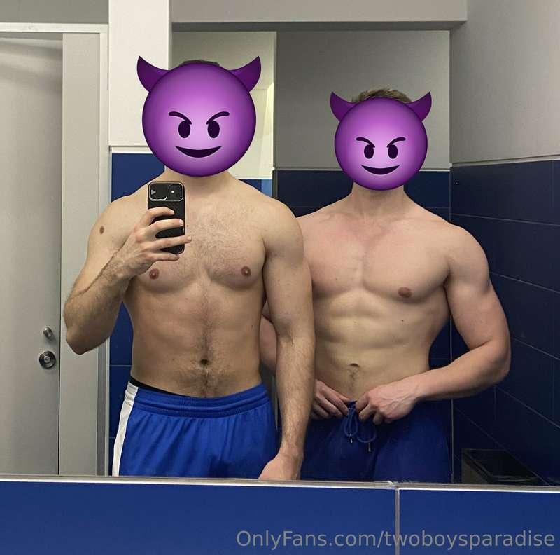 Chest day went HARD! 😈😈