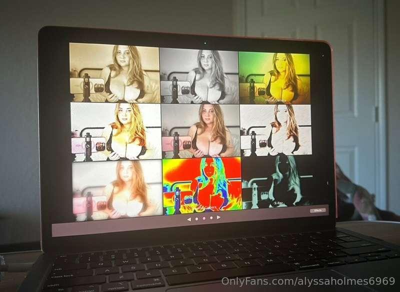 sent you this video, yes of course I take my bra off and pla..