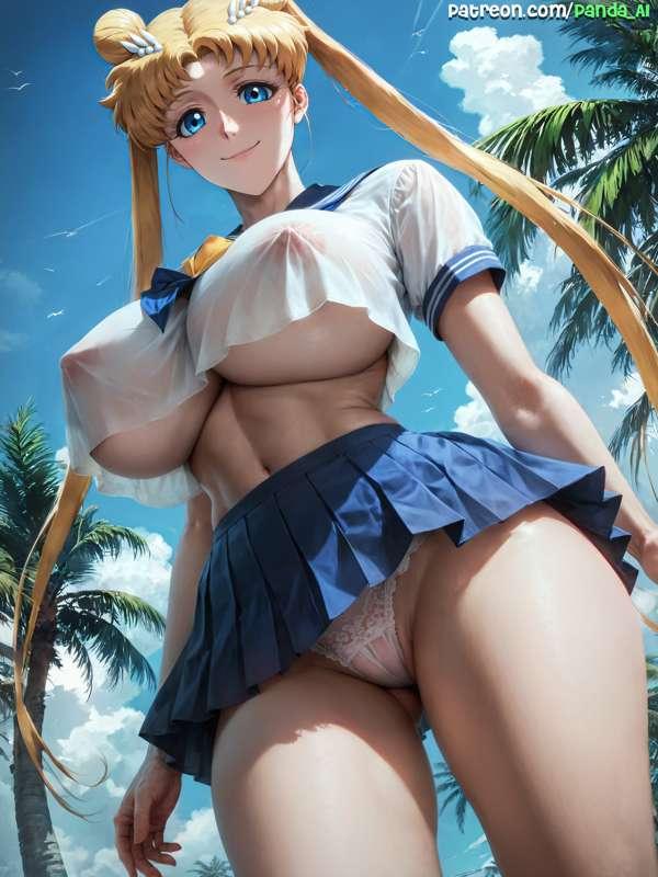 Usagi became a naughty girl (NSFW)