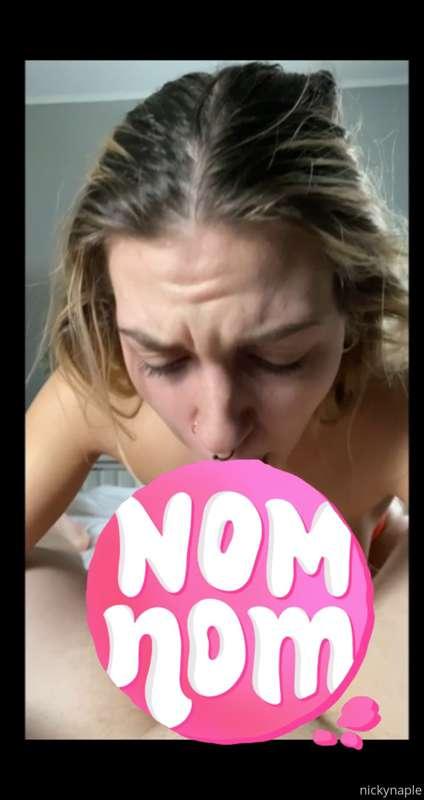 Good Morning! 🤪  I wake you up by putting your dick in my mo..