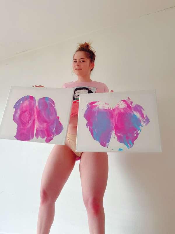 Butt painting pictures 