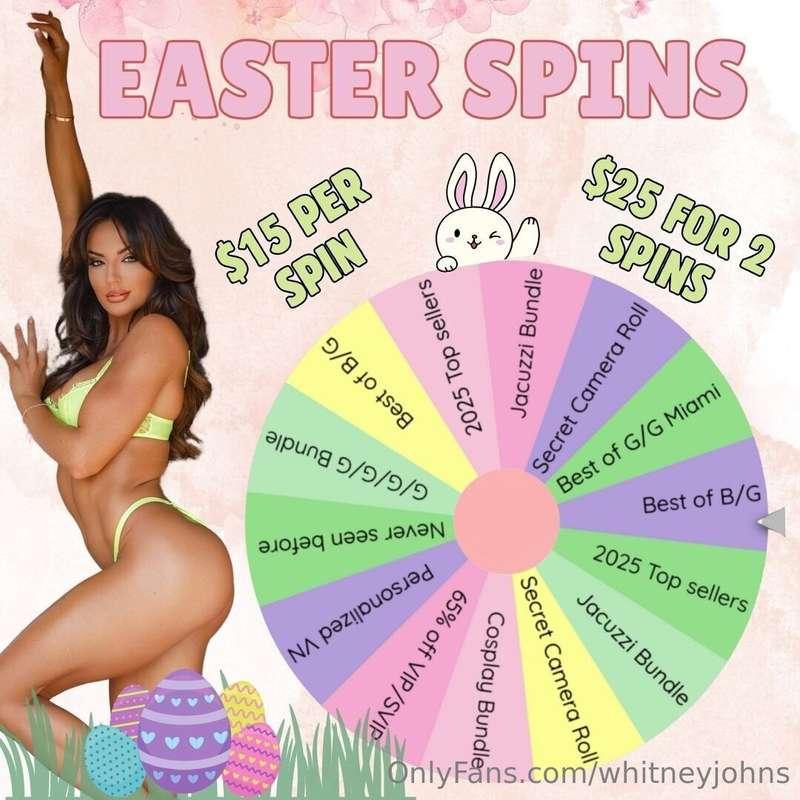 🐣💖 EASTER SPINS START EARLY 💖🐣Yup... I couldn’t wait 😏We’re ..