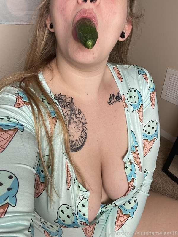 Wanna see how much I love my veggies?