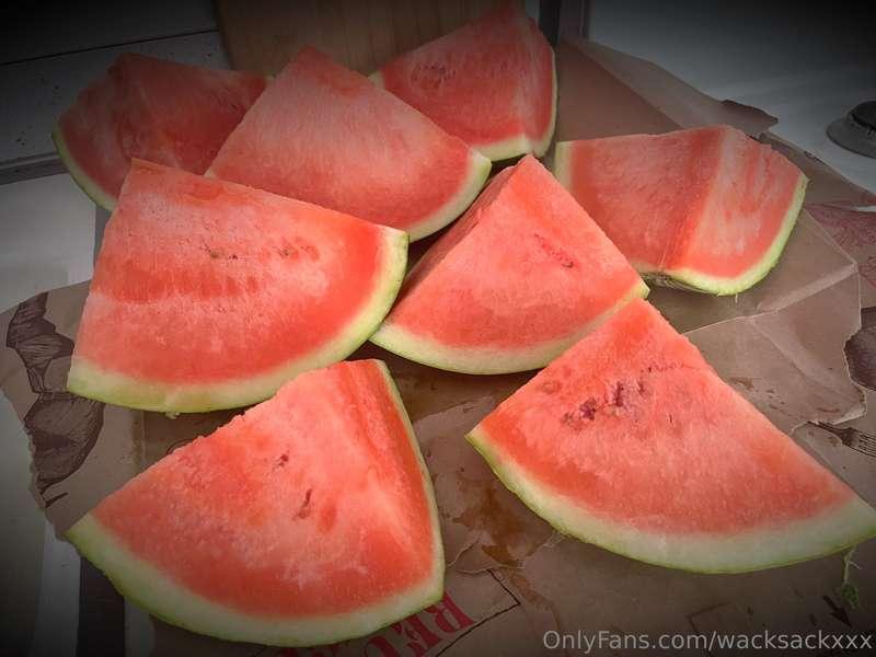 WACKSACK DIET: Got one of the last outdoor melons before the..