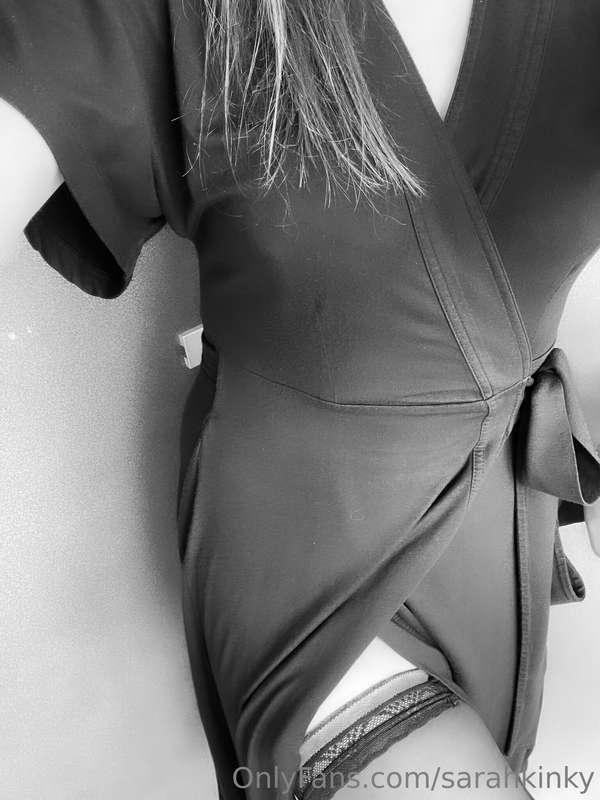 wearing hold ups to the office today 😈😏