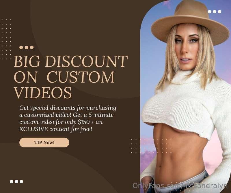 ***🔥CUSTOM VIDEO FLASH SALE🔥***
The sound of pure, unadulter..