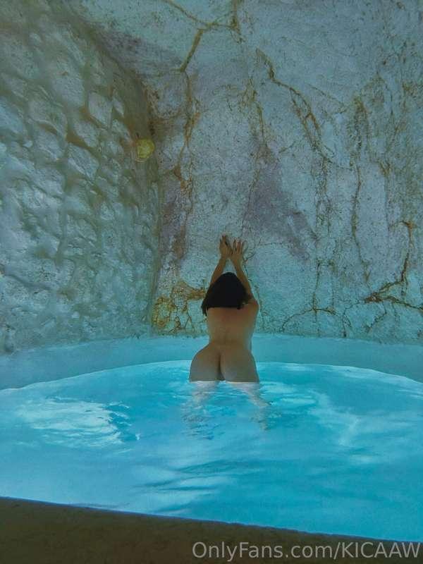 The water is hot