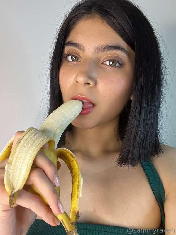 Taking my time... savoring every bite 😏🍌