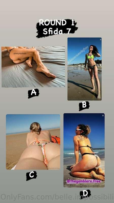 CONTEST MISS BIKINI 👙 
ROUND 1 - Sfida 7
A) @lettymachado
B)..