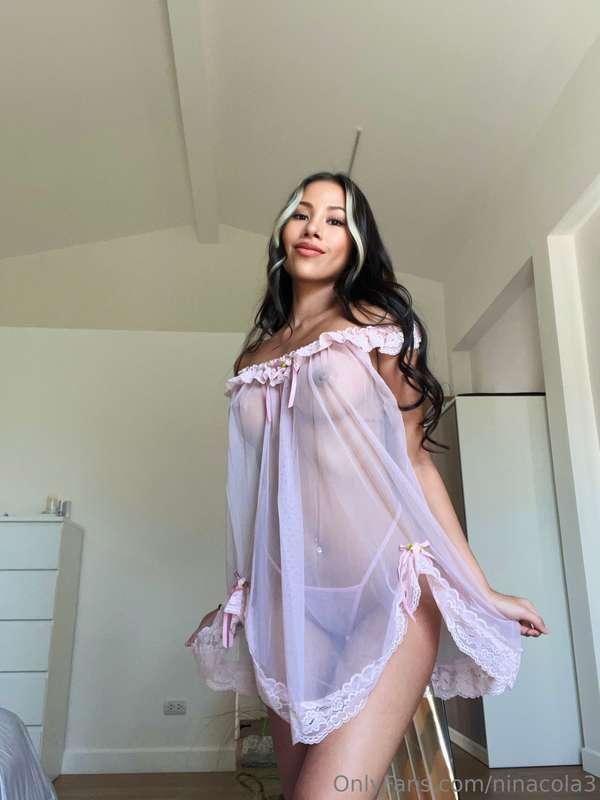 Rate my transparent sleepwear from 1-10 💕 hehe