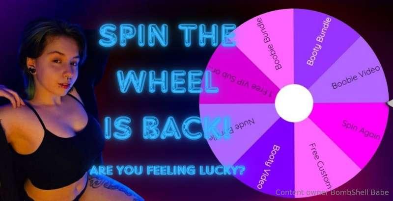 doing spin the wheel a little differently this time😉
💗1 spin..