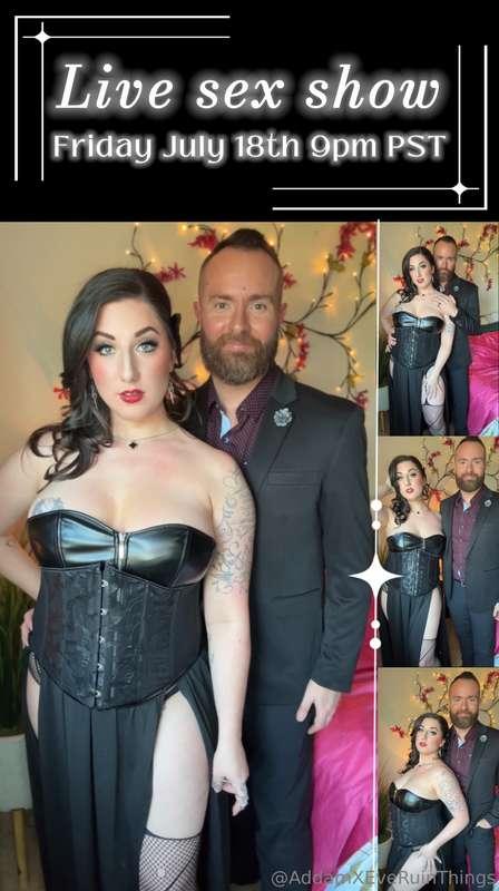 Join Addam and I for a date night LIVE! Tonight at 9pm PST.I..